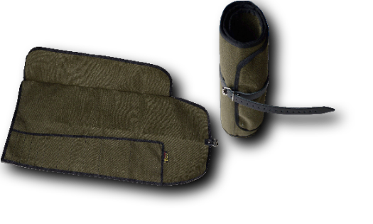 Werkzeug-Rolltasche aus Perseningtuch oliv Art. 580oliv