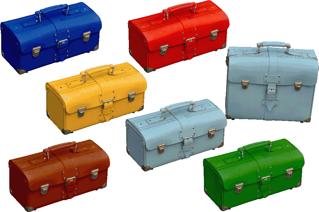 Bank-Transporttasche in verschiedenen Farben